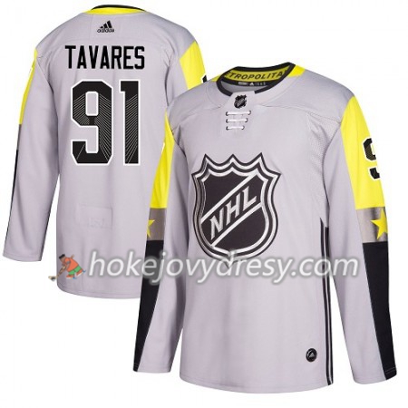 Pánské Hokejový Dres New York Islanders John Tavares 91 2018 NHL All-Star Metro Division Adidas Šedá Authentic
